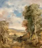 Corneliu Brudașcu, Luminiș, ulei pe pânză