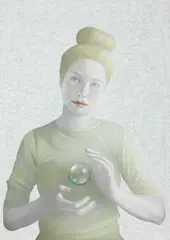 Irina Dragomir, Fragile, acrilic pe pânză