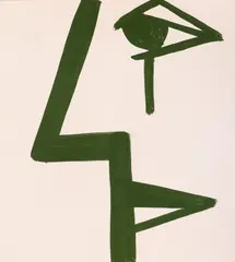 Dumitru Gorzo, Artistul, 2011, acrilic pe hârtie