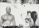 Dan Raul Pintea, Perfect Blue, 2005, tuș și laviu pe hârtie