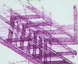 Paul Neagu, Hyphen, 1977, pix pe hârtie
