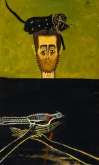 Sorin Ilfoveanu, Păsărarul, 2004, acrilic pe pânză