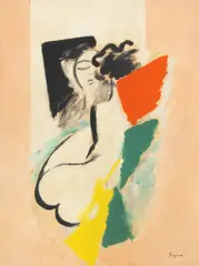 Vasile Grigore, Nud la oglindă, 1980, ulei pe pânză