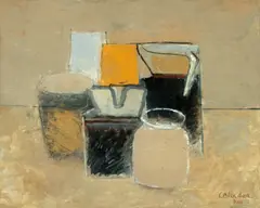 Constantin Blendea, Natură statică cu carafă, 2005, ulei pe pânză