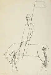 Sorin Ilfoveanu, Vânătorul, 1977, litografie