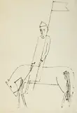 Sorin Ilfoveanu, Vânătorul, 1977, litografie