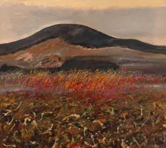 Vladimír Setran, Peste deal, 1962, ulei pe pânză