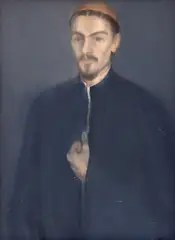 Dan Constantinescu, Autoportret, ulei pe pânză