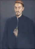 Dan Constantinescu, Autoportret, ulei pe pânză