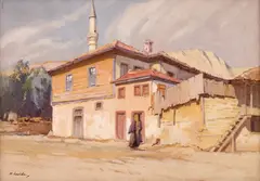 Mario (Marius) Ledda, Tătăroaice la Balcic, ulei pe pânză