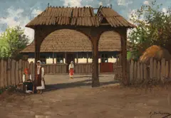 Ion Doboşariu, Vecinele, ulei pe carton