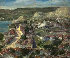 Nicolcea Spineni, Balcic, ulei pe pânză