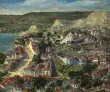 Nicolcea Spineni, Balcic, ulei pe pânză