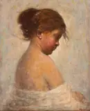 Nicolae Petrescu Mogoş, Melancolie, 1902, ulei pe lemn