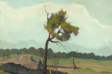 Iosif Steurer, Margine de sat, ulei pe carton