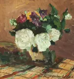 Rudolf Maximilian, Trandafiri, ulei pe carton
