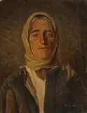Nicolae Grant, Țărancă din Golești, 1882, ulei pe lemn