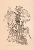 Ștefan Câlția, Copac pentru regină, 2019, serigrafie