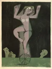 Samy Briss, Acrobat, cromolitografie