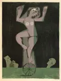 Samy Briss, Acrobat, cromolitografie