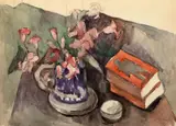 Maria Brateş Pillat, Natură statică cu vas cu flori și cărți
