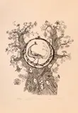 Ștefan Câlția, Păunul, 2019, serigrafie