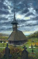 Ioan Muntean, Lumina, 2022, ulei pe pânză