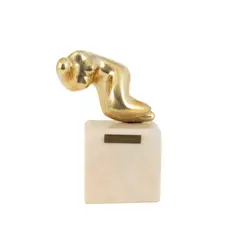Rugăciune by Marcel Guguianu, bronz, sold Sep 2026