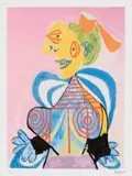 Pablo Picasso, L'Arlesienne, cromolitografie