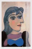 Pablo Picasso, Dora Maar cu eșarfă mov, cromolitografie