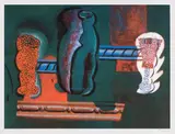 Pablo Picasso, Verres et bouteilles, cromolitografie
