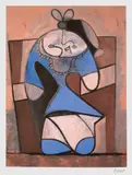 Pablo Picasso, La fille de la concierge, cromolitografie