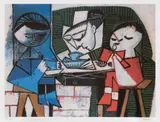 Pablo Picasso, Le Repas des Enfants, cromolitografie