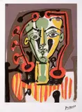 Pablo Picasso, Figure au Corsage Rayé, cromolitografie