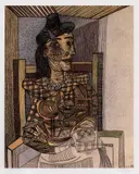 Pablo Picasso, Dora Maar, cromolitografie