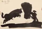 Pablo Picasso, Corrida, 1959, litografie