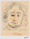 Pablo Picasso, Portretul unui tânăr, cromolitografie