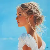Irina Biatturi, La primavera, 2026, ulei pe pânză