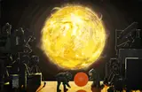 Ştefan Ungureanu, Sun, 2015, acrilic pe pânză