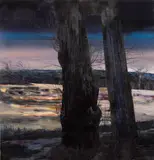 Emma Păvăloaia, Sunday Morning, 2021, ulei pe pânză
