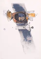 Geta Brătescu, Canzone, 1977, cromolitografie