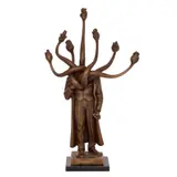 Costin Ioniță, Hidra, 2024, bronz patinat