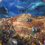 Bogdan Pelmuș, Naufragiul memoriei, 2007, ulei pe pânză