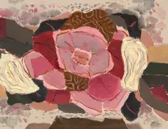 Grădină suspendată by Ion Alin Gheorghiu, 1977, ulei pe pânză lipită pe carton, sold Jul 2026