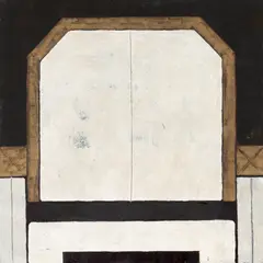 Marin Gherasim, Tron, 1983, ulei pe pânză