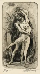 Balet by Marcel Chirnoagă, acvaforte și acvatintă, sold Jul 2026