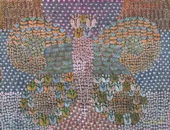 Emil Pavelescu, Fluture, 1984, ulei pe pfl
