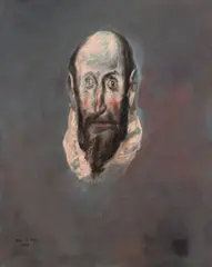 Studiu după El Greco by Vladimir (Mirel) Zamfirescu, ulei pe pânză, sold Jul 2026