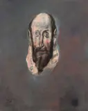 Vladimir (Mirel) Zamfirescu, Studiu după El Greco, ulei pe pânză