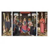 Cristina Tuță, Noua adorație, colaj și serigrafie color pe pânză